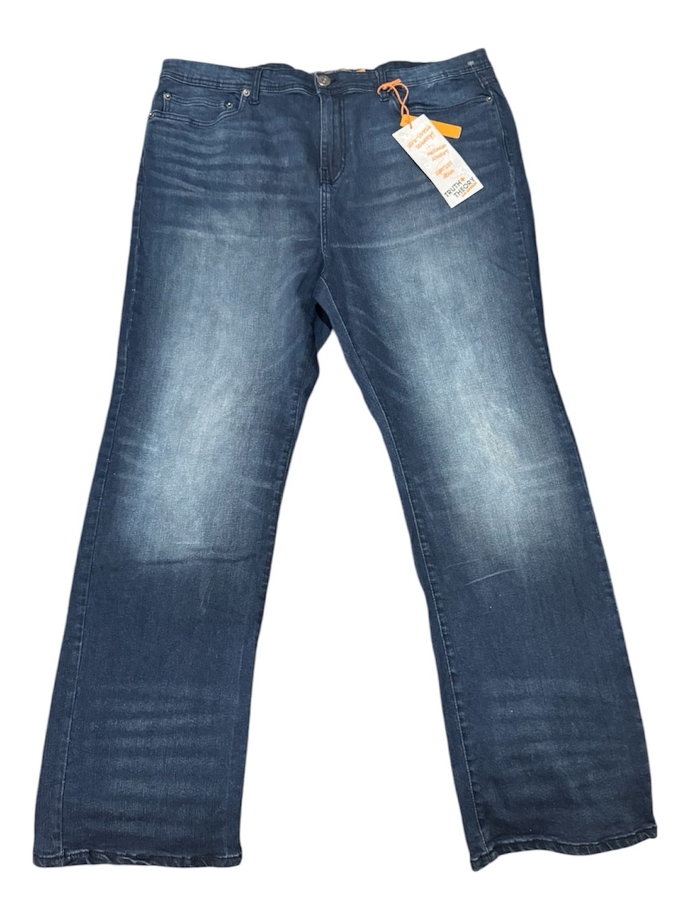Men's Relaxed Fit Blue Jeans - Unbranded
